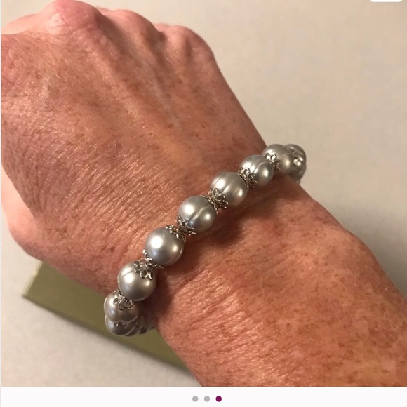 🌹HOST PICK🌹-Honora Gray Pearl Bracelet ❤️New In Box - Picture 3 of 3